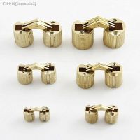 ✹ Practical Copper Barrel Hinges Cylindrical Hidden Cabinet Concealed Invisible Brass Hinges Mount For Furniture Hardware