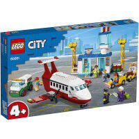 LEGO 60261 Central Airport City Themes ตัวต่อของเล่น 6 ปีขึ้นไป ของเล่นเด็กผู้ชาย