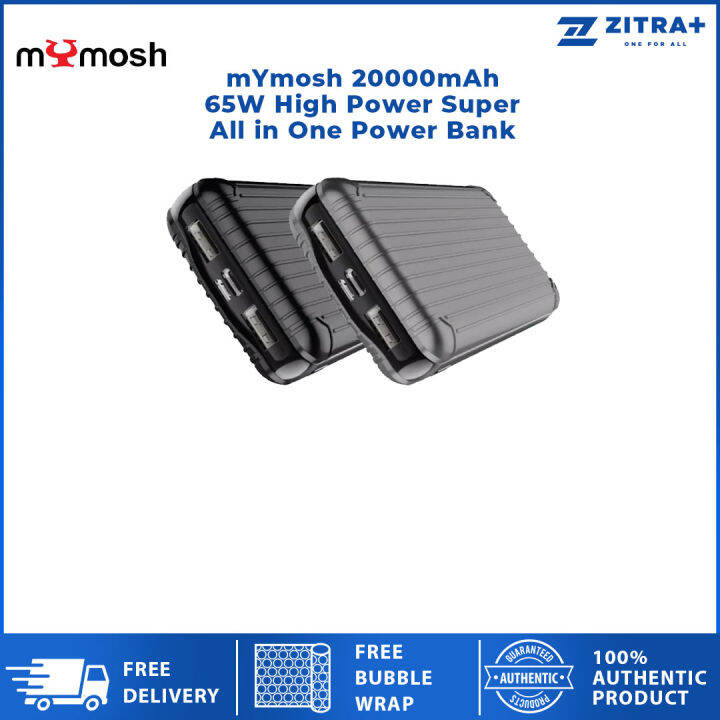 mYmosh 20000mAh 65W High Power Super All in One Power Bank EB65W200