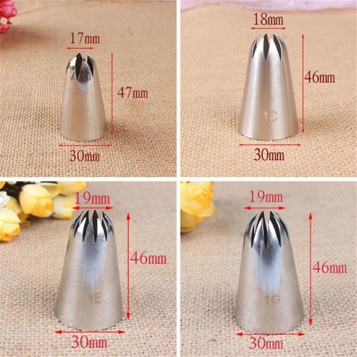 4pcs-large-icing-piping-nozzles-for-decorating-cake-baking-cookie-cupcake-piping-nozzle-stainless-steel-pastry-tips