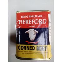 สินค้าสดใหม่ รับรองคุณภาพ  Hereford Corned Beef340g เนื้อโคบดปรุงสุก