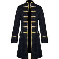 2023ผู้ชาย4XL เครื่องแต่งกายคอสเพลย์วิคตอเรีย Steampunk T Rench Coat โค้ตทนกว่าวินเทจเจ้าชายเสื้อคลุมยุคฟื้นฟูศิลปวิทยาแจ็คเก็ต