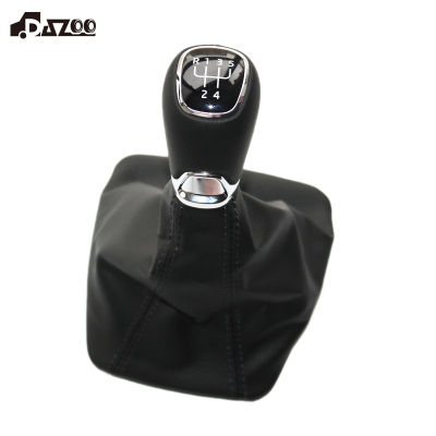 ภายในรถ Original หนังเกียร์ Shift Knob พร้อม PU สำหรับ 2014-2018 5LD 711 113 5LD711113