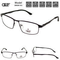 ?กรอบแว่นตา GEZE METAL รุ่น ZM9086-001 เต็มกรอบสีดำ Vintage โลหะ น้ำหนักเบา ใส่สบาย (บริการตัดเลนส์สายตาราคาถูก)