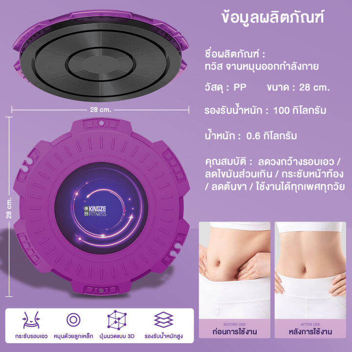 จานทวิสต์-twisting-ลดพุง-ลดท้องล่าง-กระชับเอวและก้น-ที่หมุนออกกำลังกาย-ออกกำลังกายลดต้นขา