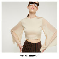 VICKTEERUT (ราคาปกติ 8,500-.) Re-Edition Bell Sleeve Blouse เสื้อแขนยาว แขนผ้าชีฟอง