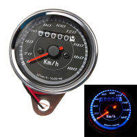 รถจักรยานยนต์ Speedometer Backlight ที่ถูกต้อง Scale Universal Retro LED มาตรวัดระยะทาง