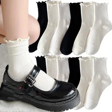 10Pairs Ultra-thin Transparent Socks Nylon Stocking Women Socks Summer  Elastic Thin Ruffled Silk Female Ladies Ankle Short Socks