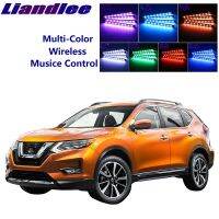 Liandlee สำหรับ Nissanx Trail T32 2013 ~ 2023ภายในรถเบาะใต้เท้าเน้นจังหวะดนตรี