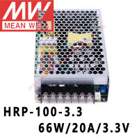 Mean Well HRP-100-3.3 Meanwell 3.3V 20A 66W DC เอาต์พุตเดี่ยวพร้อมฟังก์ชัน PFC Switching Power Supply ร้านค้าออนไลน์