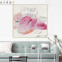 ภาพ "Venus Adonis, 1978" ของ Cy ไปภาพสีน้ำมันภาพนามธรรมโปสเตอร์แขวนผนังตกแต่งบ้าน