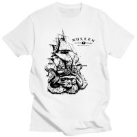 SULLEN ROUGH SEAS PREMIUM RANGE TATTOO ARTIST T SHIRT SKULL SHIP OCTOPUS Cartoon T Shirt Men Unisex New Fashion Tshirt คุณภาพสูง