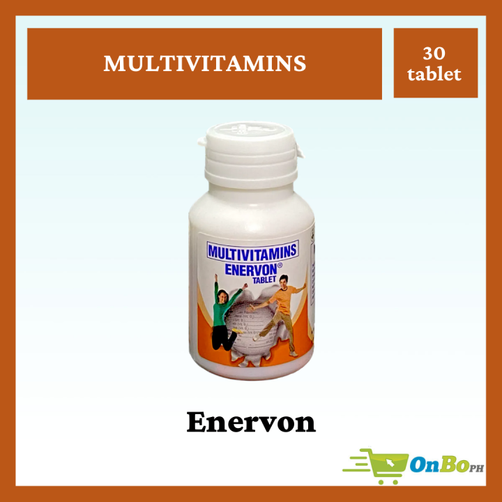 ONBO* Enervon Multivitamins, 30 Tablets Lazada PH