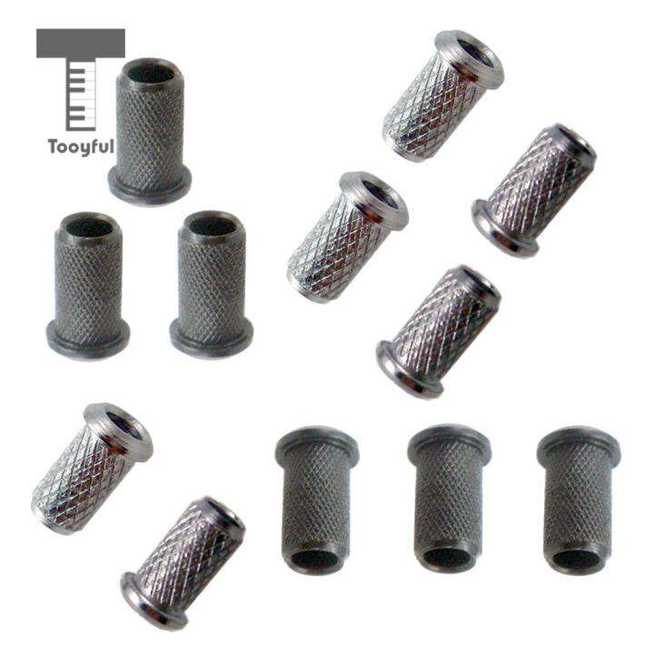 tooyful-6pcs-set-guitar-string-thru-body-ferrules-bushing-set-for-electric-guitar-parts-accessories