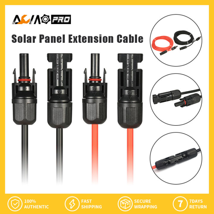 UV Resistance 6mm2 10AWG Solar Panel Extension Cable