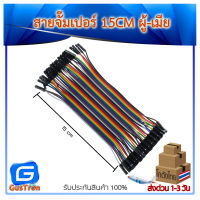 สายไฟจัมเปอร์ เมีย-เมีย ยาว 15cm. จำนวน 40 เส้น Jumper wire female to female