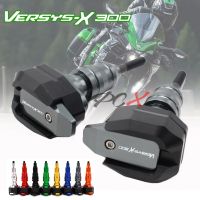 เครื่องป้องกันการกระแทกกรอบแถบเลื่อนสำหรับ KAWASAKI VERSYS-X 300 VERSYS X300 2017-2018รถจักรยานยนต์ป้องกันการตก