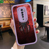 UCUC เคสสำหรับ OPPO Reno 2 Reno2 F 2F Reno 4 4G Reno4 F 4F Opporeno2 Opporeno2f Opporeno4f เคสมือถือการ์ตูน Spider-Man โลโก้ฝาหลังหนัง