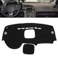 สำหรับ Peugeot 3008 2013 2014 2015 LHD รถสีดำ Pad Dashboard Anti-Slip Dash Mat กันแดด Dashmat อุปกรณ์เสริมอัตโนมัติ