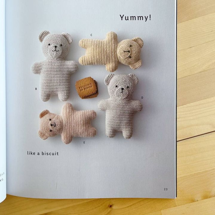 หนังสือสอนการถักตุ๊กตาหมีโครเชต์-my-teddy-bear-jp