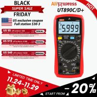 ZZOOI UNI-T UNI T Digital Multimeter True RMS UT890C UT890D+ Manual Range AC DC Frequency Capacitance Temperature Tester Backlight