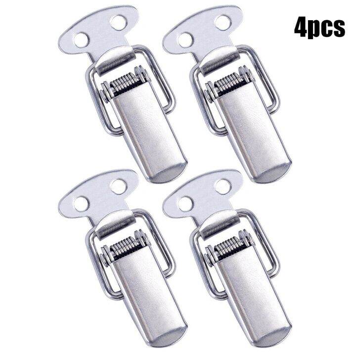 cbsss☈۩┅ 4PCS Stainless Steel Toggle Latch Catch Spring Loaded Clamp