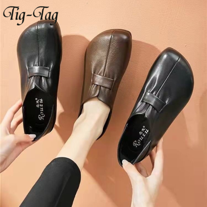 tig-tag-รองเท้าหนัง-รองเท้าคนแก่-รองเท้าใส่ทำงาน-รองเท้าเพื่อสุขภาพ-รองเท้าแตะกันลื่น-2023ใหม่-tt23010421