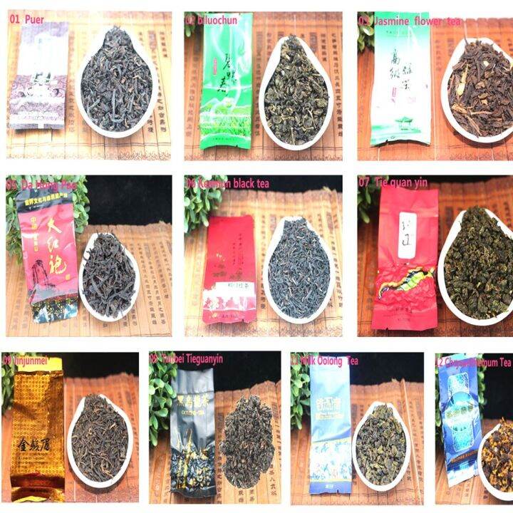 BY 18 Different Flavor Chinese Tea Oolong Milk Tea Liver Rose Flower