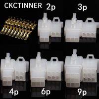 【CC】∈✇♀  10 sets / lot 2.8mm 2/3/4/6/9 automotive pin 2.8 male electrical connector female terminal plug kits motorcycle ebik