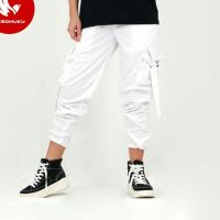 New - OKECHUKU Julia Womens Long Pants Cargo Jogger Hypebeast Jogerpants ~