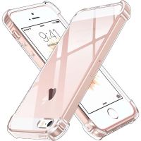 Clear Case For iPhone 5 5s SE 2016 SE 2022 Thick Shockproof Soft Silicone Phone Cover for iPhone 14 Pro 13 12 11 X XS Max 6 7 8