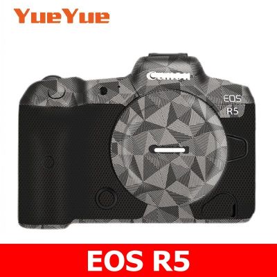 สำหรับ Canon ฟิล์มห่อไวนิลสติ๊กเกอร์ติดบนตัวเครื่อง R5กล้องสติกเกอร์ป้องกันเสื้อโค้ท EOS R5 EOSR5