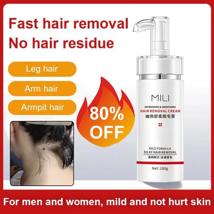 Soothing hair removal cream/body hair removal cream Lazada PH