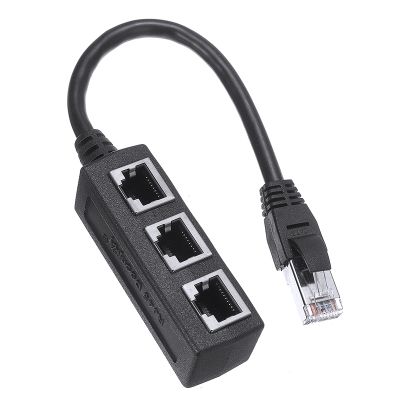 Baru Datang Internet Ethernet RJ45 Kabel Adapter Splitter 3 Port LAN Jaringan Extender untuk ADSL Router Nirkabel Router