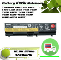 แบตเตอรี่ เลอโนโว - Lenovo battery เกรด Original สำหรับรุ่น Lenovo ThinkPad L410 L412  L512 L520 W520 W530