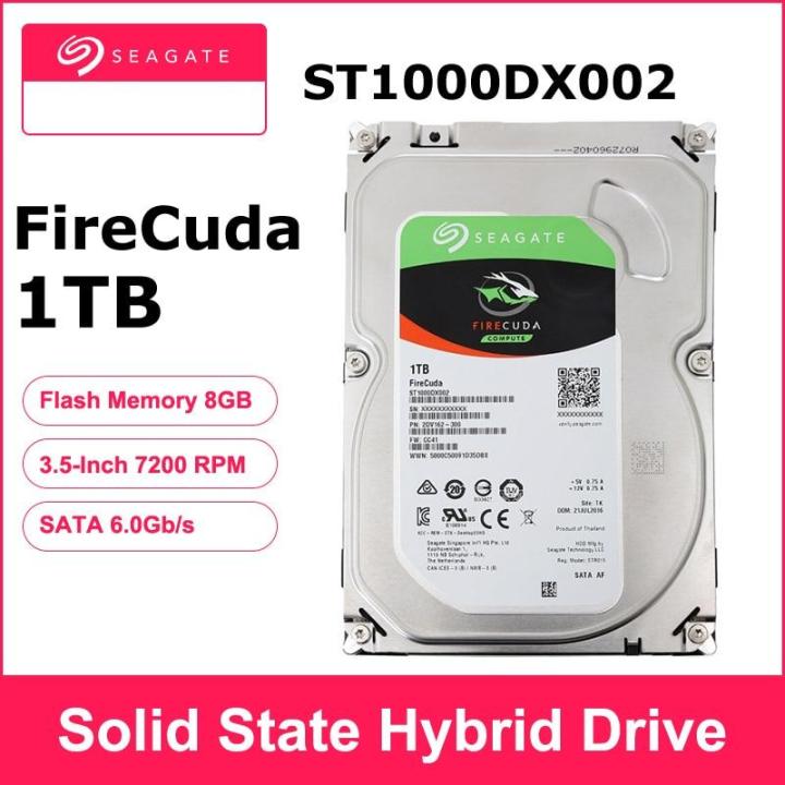 Seagate FireCuda Gaming SSHD 1TB 7200 RPM Hard Drive 