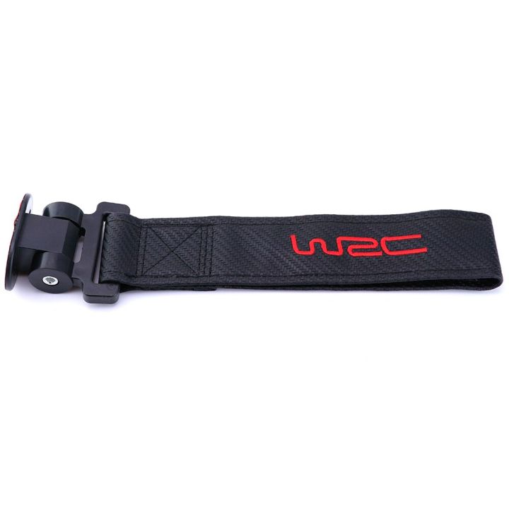 สายลากรถสำหรับ-wrc-emblem-towing-rope-belt-สติกเกอร์ติดกาวสไตล์คาร์บอนไฟเบอร์-toyota-honda-subaru-mitsubishi