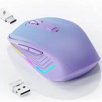 【HOT】♝▩☜ 2.4G Bluetooth Quiet Ergonomic Mice Rechargeabl for Laptop Computer