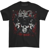 2023 NEWSlayer Triple Skull วงดนตรีเสื้อยืดสินค้าอย่างเป็นทางการ