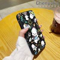 เคส Chenyyyka สำหรับ R17 OPPO R17 Pro เคสแฟชั่นลาย Pochacco เคสมือถือนิ่มบางลายขอบสี่เหลี่ยมเคสซิลิโคนเคสนิ่มเคสป้องกันการกระแทก