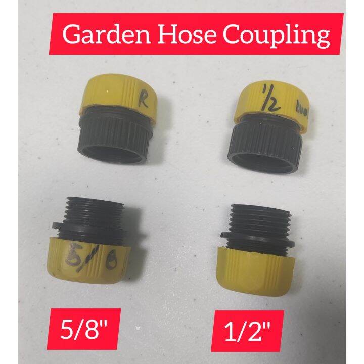 Hose Coupling Garden Hose Coupling 1/2" and 5/8" Lazada PH