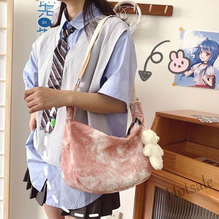 hot-sale-c16-ins-japanese-harajuku-style-personality-tie-dye-tote-bag-female-canvas-shoulder-bag-girl-student-ulzzang-messenger-bag