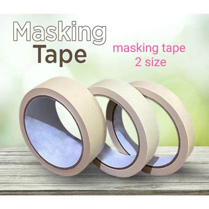 masking tape 2size length is 25 meters | Lazada PH