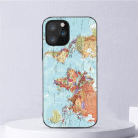 World Map Travel Phone Case For iPhone 11 12 Pro Max Mini Cover for iPhone X XR XS MAX 7 8 6 S Plus 5 SE  Soft TPU Back Capa