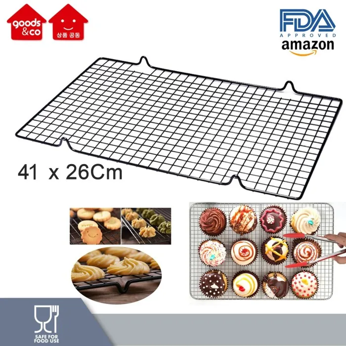 Cooling Rack Roti Cookies Cake Rak Tatakan Pendingin Kue Kering Besar Lazada Indonesia