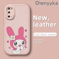 Chenyyka เคสปลอกสำหรับ Samsung ลายการ์ตูนน่ารักเมโลดี้,S20 S20 S20 S20บางดีไซน์ใหม่ซิลิกาเคสโทรศัพท์เจลฝาปิดเลนส์เต็มรูปแบบเคสกันกระแทกกล้องกันกระแทก