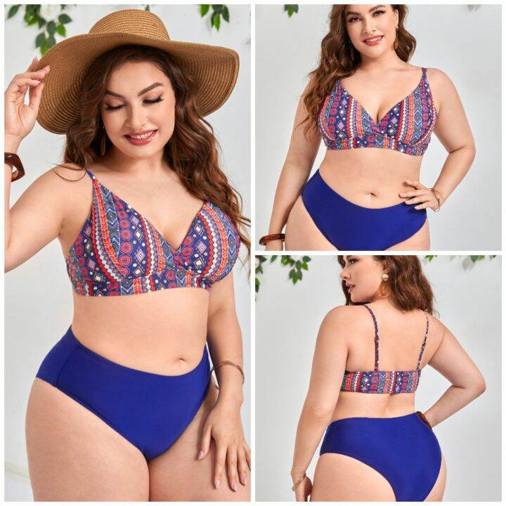 Two piece hot sale swimsuit lazada