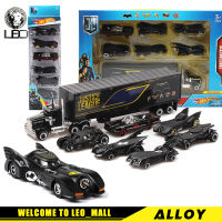LEO 1:64 Batmobile 7PCS/set alloy model diecast car for kids toys for boys toys for kids cars toys hot sale