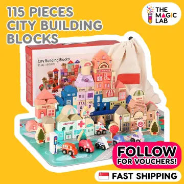 City building blocks online 115 pieces