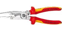 Knipex 13 96 200 Pliers for Electrical Installation VDE-tested with opening spring